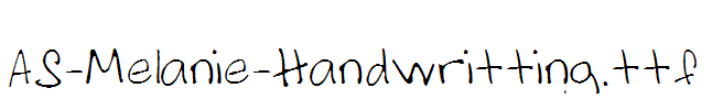 AS-Melanie-Handwritting