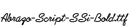 Abrazo-Script-SSi-Bold.ttf