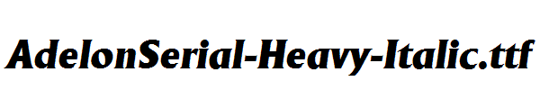 AdelonSerial-Heavy-Italic.ttf