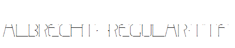Albrecht-Regular