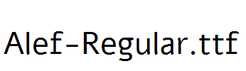 Alef-Regular