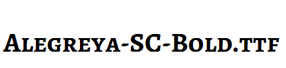 Alegreya-SC-Bold