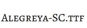 Alegreya-SC