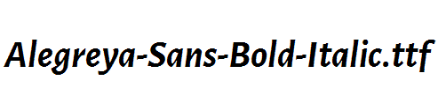 Alegreya-Sans-Bold-Italic