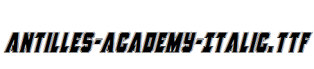 Antilles-Academy-Italic