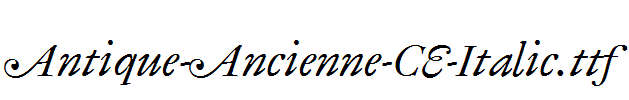 Antique-Ancienne-CE-Italic.ttf