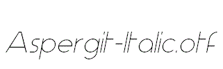 Aspergit-Italic