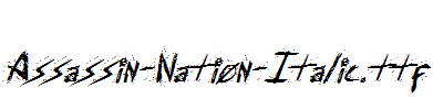 Assassin-Nation-Italic