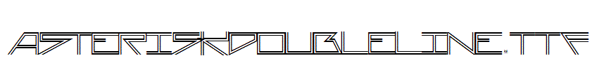 AsteriskDoubleLine