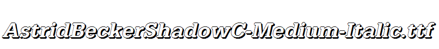 AstridBeckerShadowC-Medium-Italic.ttf