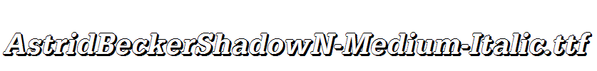 AstridBeckerShadowN-Medium-Italic.ttf