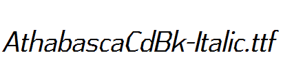 AthabascaCdBk-Italic