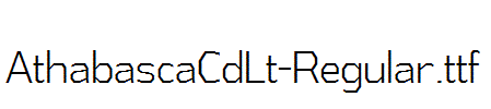 AthabascaCdLt-Regular