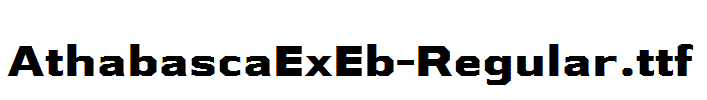 AthabascaExEb-Regular