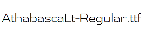 AthabascaLt-Regular