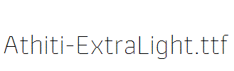 Athiti-ExtraLight