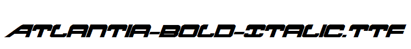 Atlantia-Bold-Italic