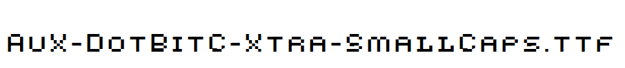 AuX-DotBitC-Xtra-SmallCaps