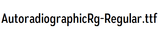 AutoradiographicRg-Regular
