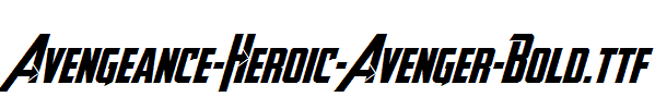Avengeance-Heroic-Avenger-Bold