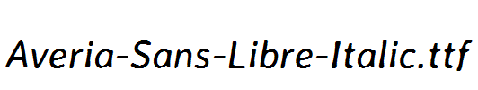 Averia-Sans-Libre-Italic