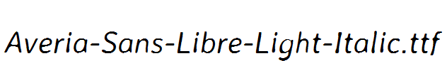 Averia-Sans-Libre-Light-Italic