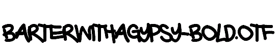 BarterwithaGypsy-Bold