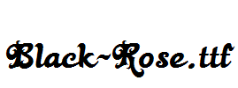 Black-Rose