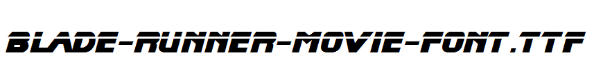 Blade-Runner-Movie-Font