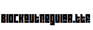 Block-Out-Regular