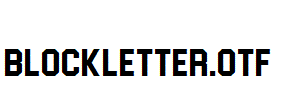 Blockletter