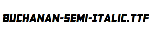 Buchanan-Semi-Italic