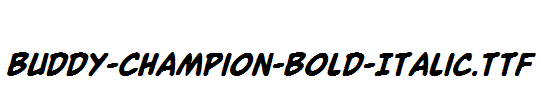 Buddy-Champion-Bold-Italic