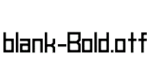 blank-Bold