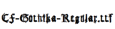 CF-Gothika-Regular