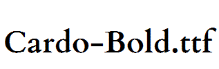 Cardo-Bold