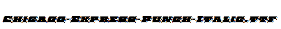 Chicago-Express-Punch-Italic