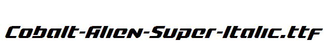 Cobalt-Alien-Super-Italic