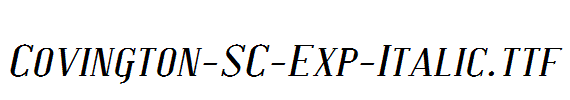 Covington-SC-Exp-Italic