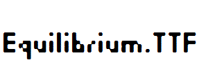 Equilibrium