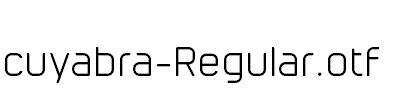 cuyabra-Regular