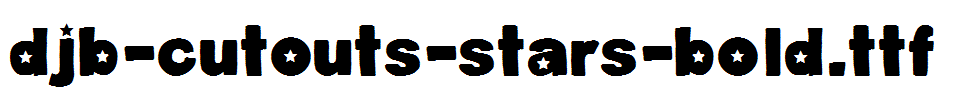 DJB-Cutouts-Stars-Bold