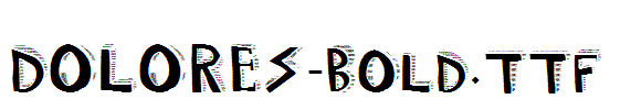 DOLORES-Bold