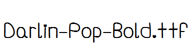 Darlin-Pop-Bold