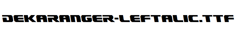 Dekaranger-Leftalic