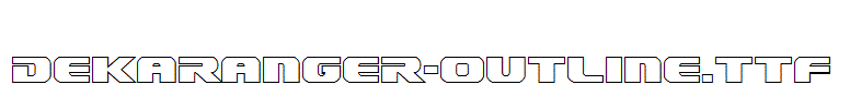 Dekaranger-Outline