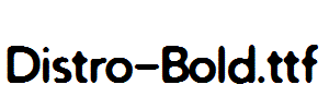 Distro-Bold