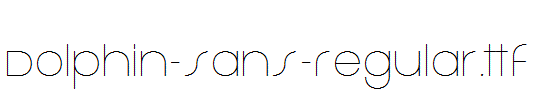 Dolphin-Sans-Regular