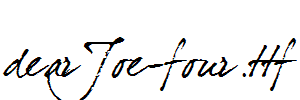 dearJoe-four