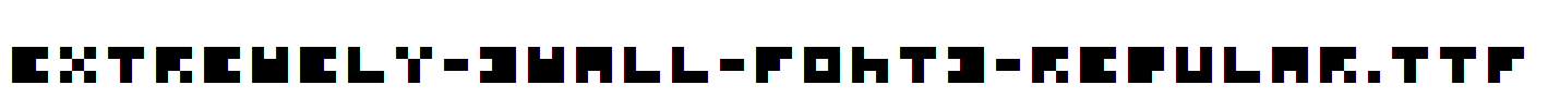 Extremely-Small-Fonts-Regular